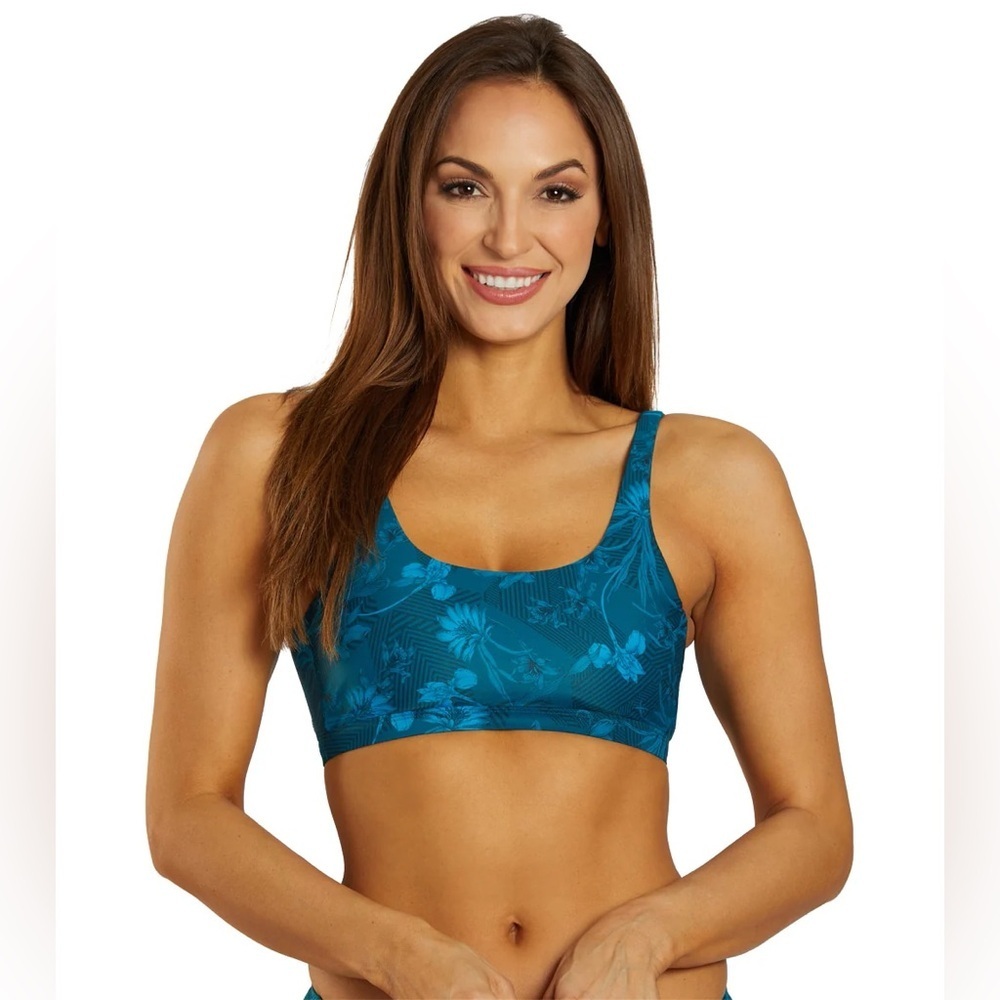 NWT Lole Women's Anatheia Zenith Wave Bikini Top